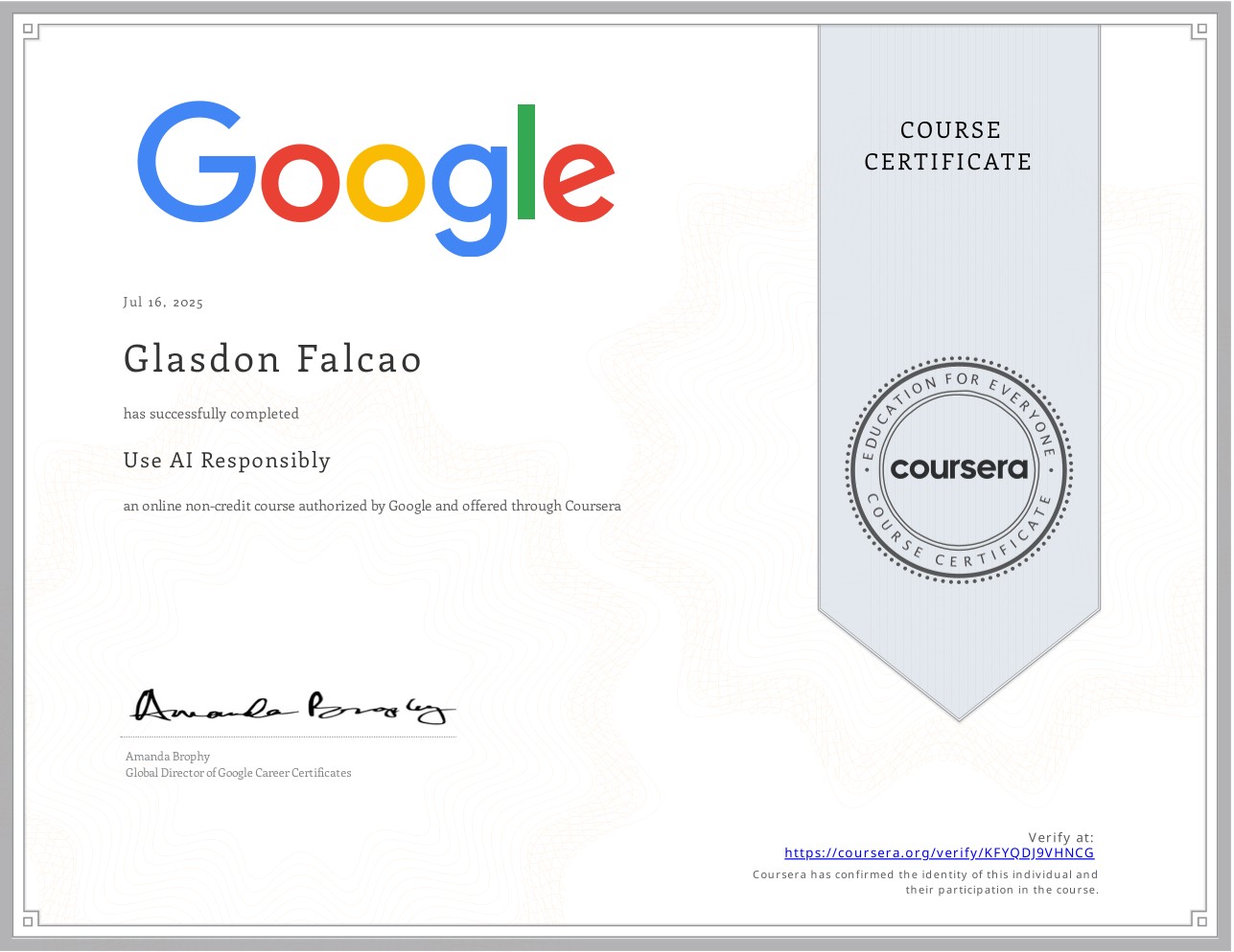 Use AI Responsibly – Google
